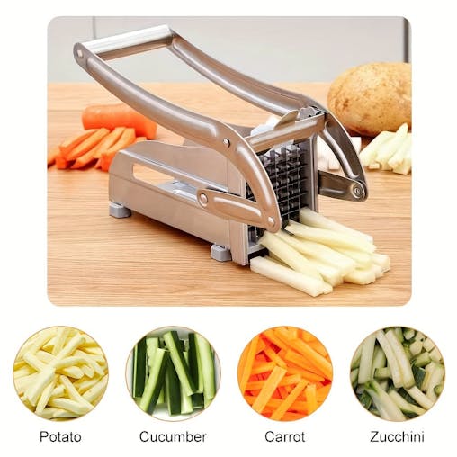 NNETM Stainless Steel Manual Vegetable Chopper Cutter