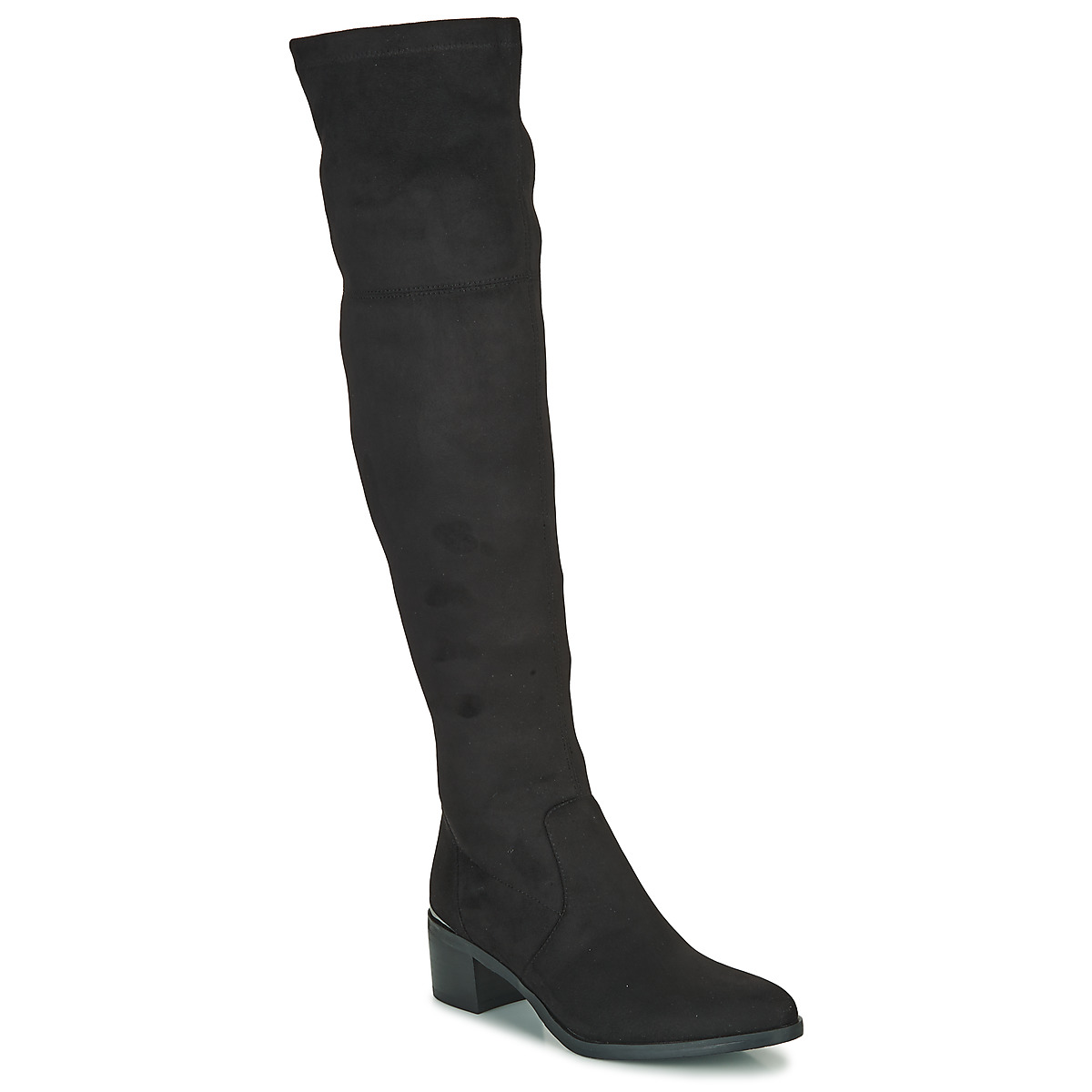 JB Martin - JEUNE - Canvas / Suede / Stretch / Black