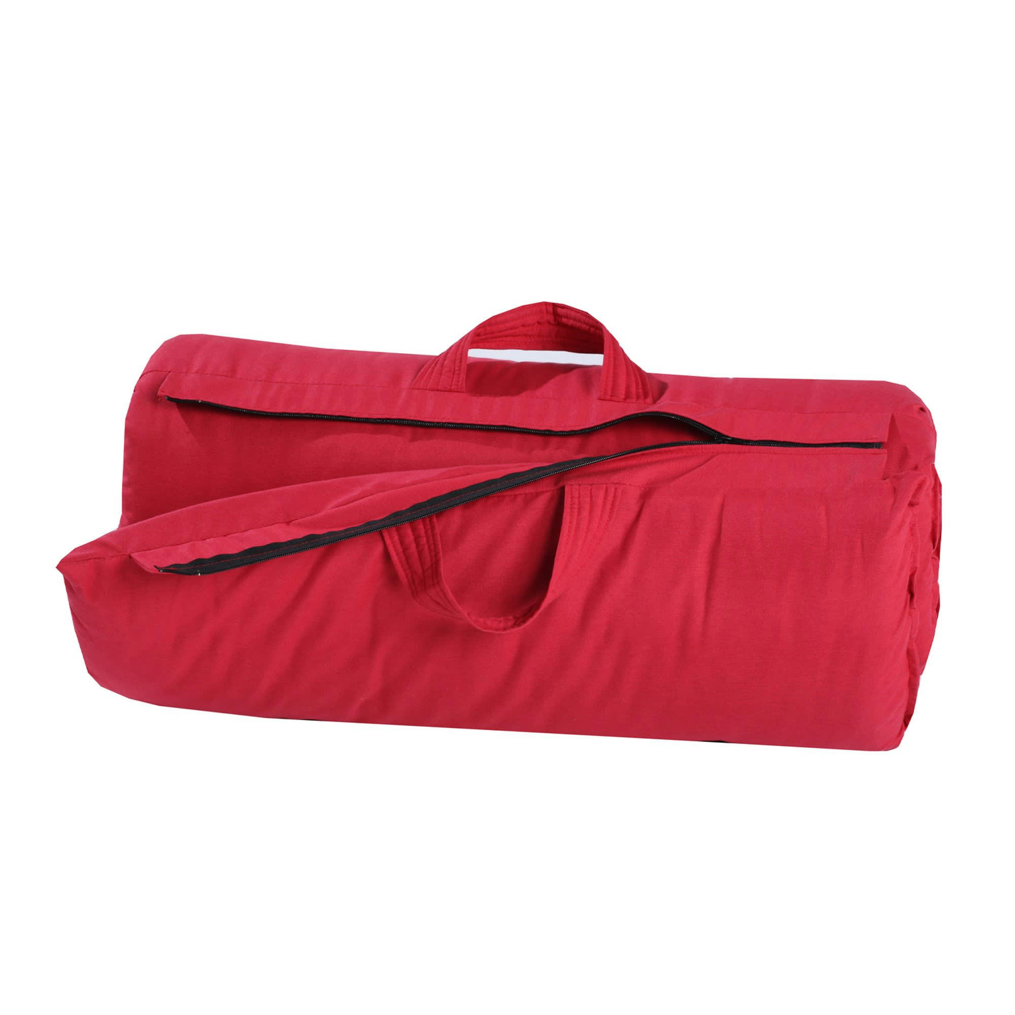 FUTON VOYAGE - Matelas futon Coton Voyage 70x190 Rouge 70x190