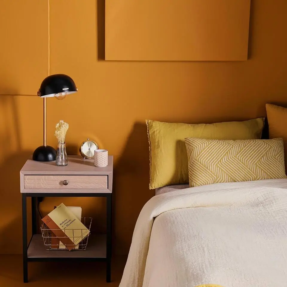 Signature - GILLES Nachtkastje - Licht hout - 42x35x54 cm