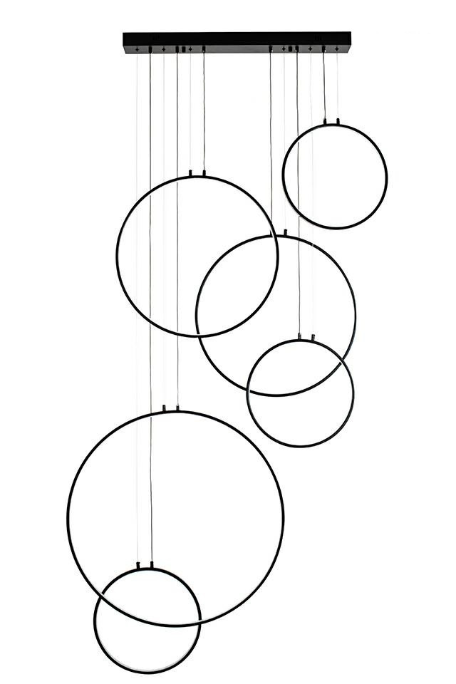 MOOSEE lampa wisząca CIRCULO SIX czarna