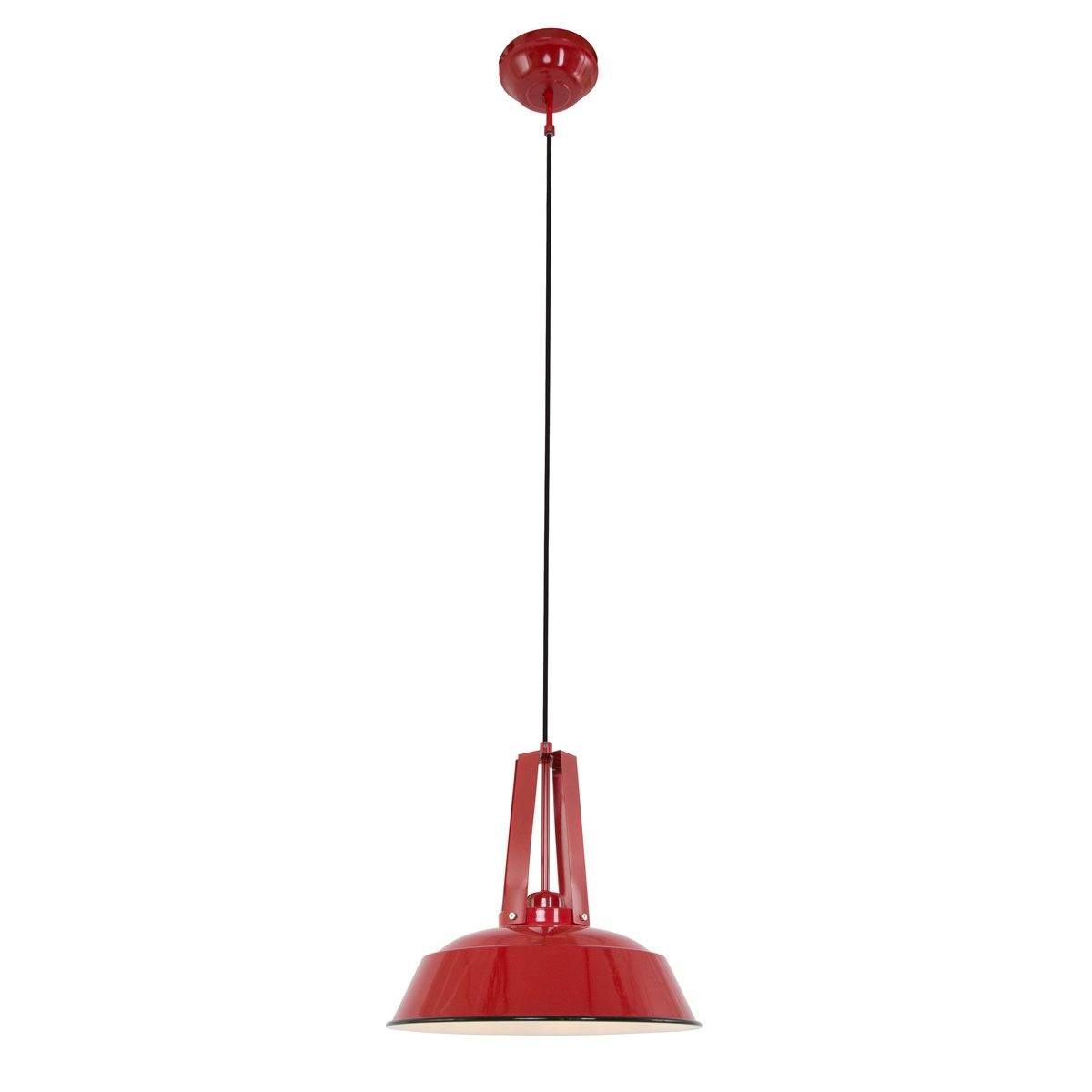 Mexlite hanglamp eden - 1 lichts - 42x 200 cm - rood