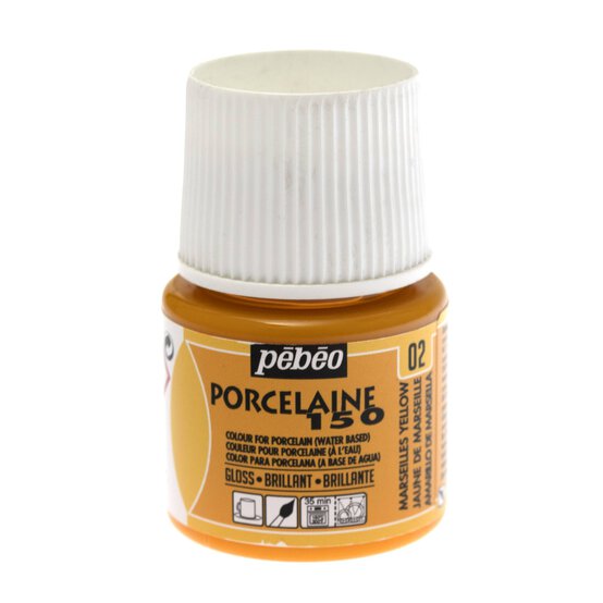 Pebeo Marseille Yellow Porcelaine 150 Paint 45ml