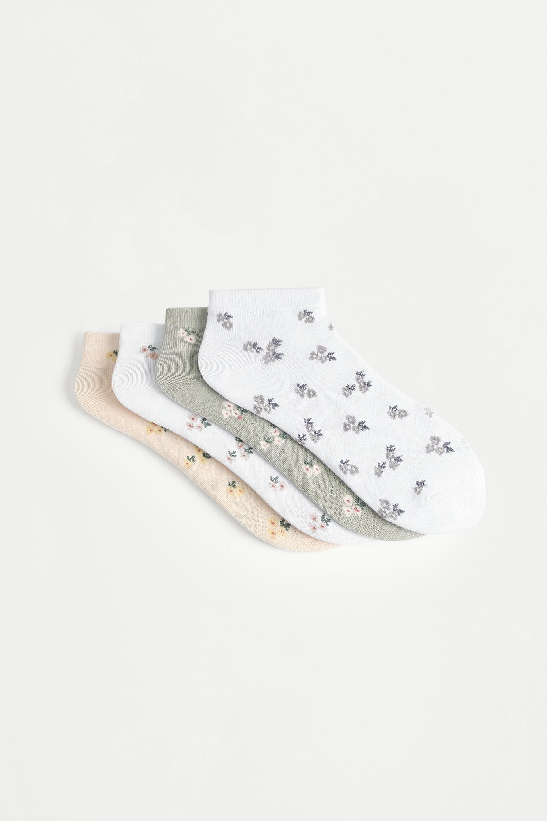Calcetines tobilleros combinados (Pack 4)