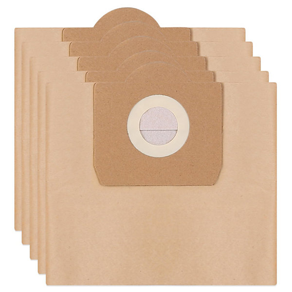 Lot de 5 sacs aspirateur ALLOTECH compatible KARCHER 6.959-130.0, 6.904-140.0, KFI 357, Wd3200 Wd3300 Wd3500, WD, MV, A