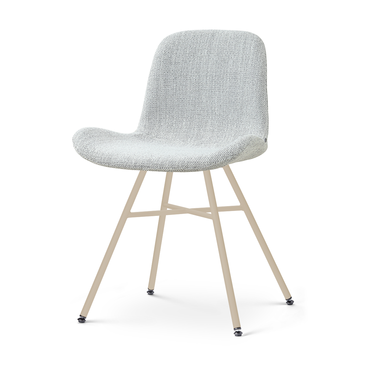 Nolon Noa-Fé eetkamerstoel grijs melange - beige onderstel