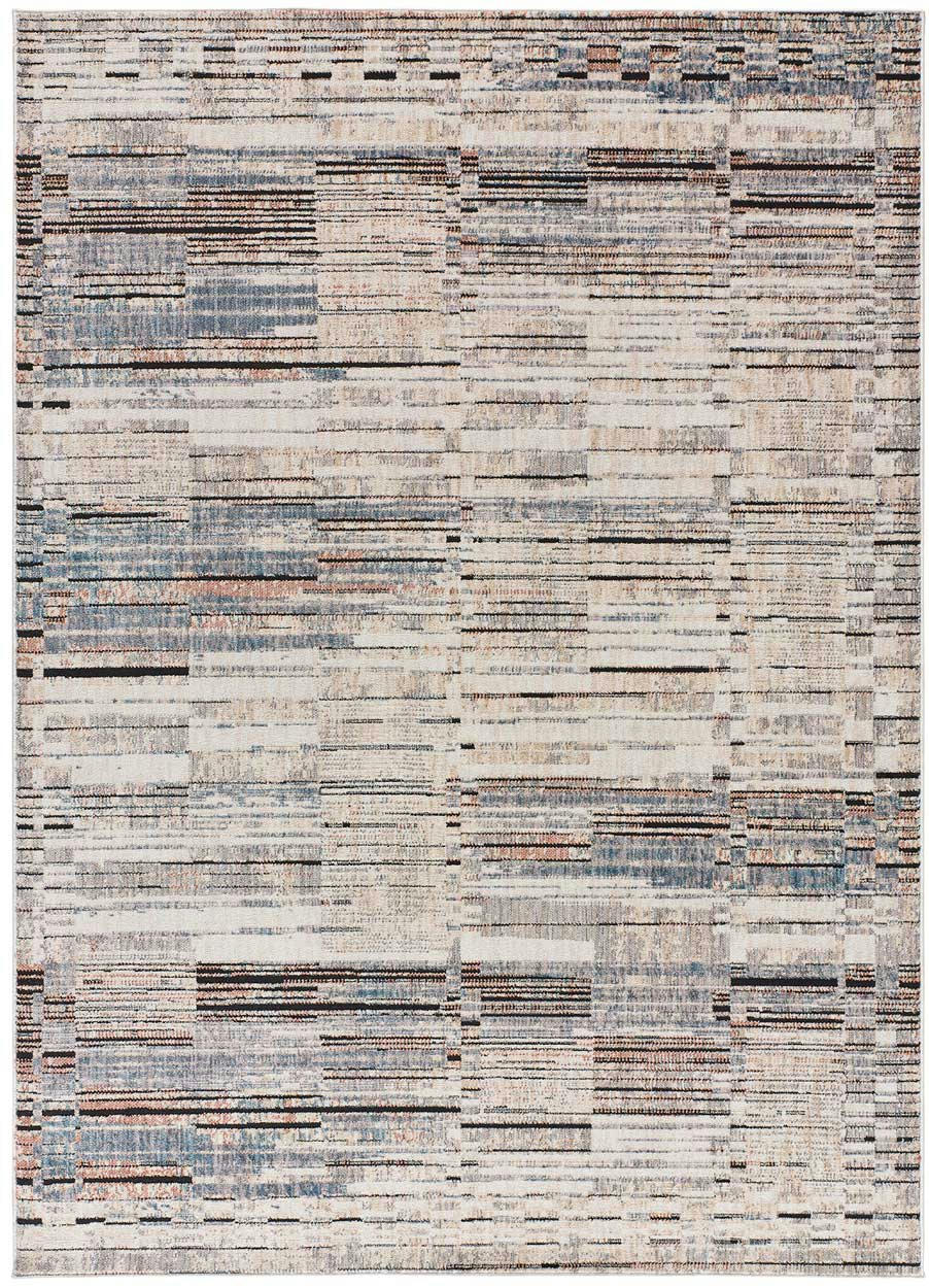 TRUVA - Tapis etnique de style vintage multicolore, 136X200 cm