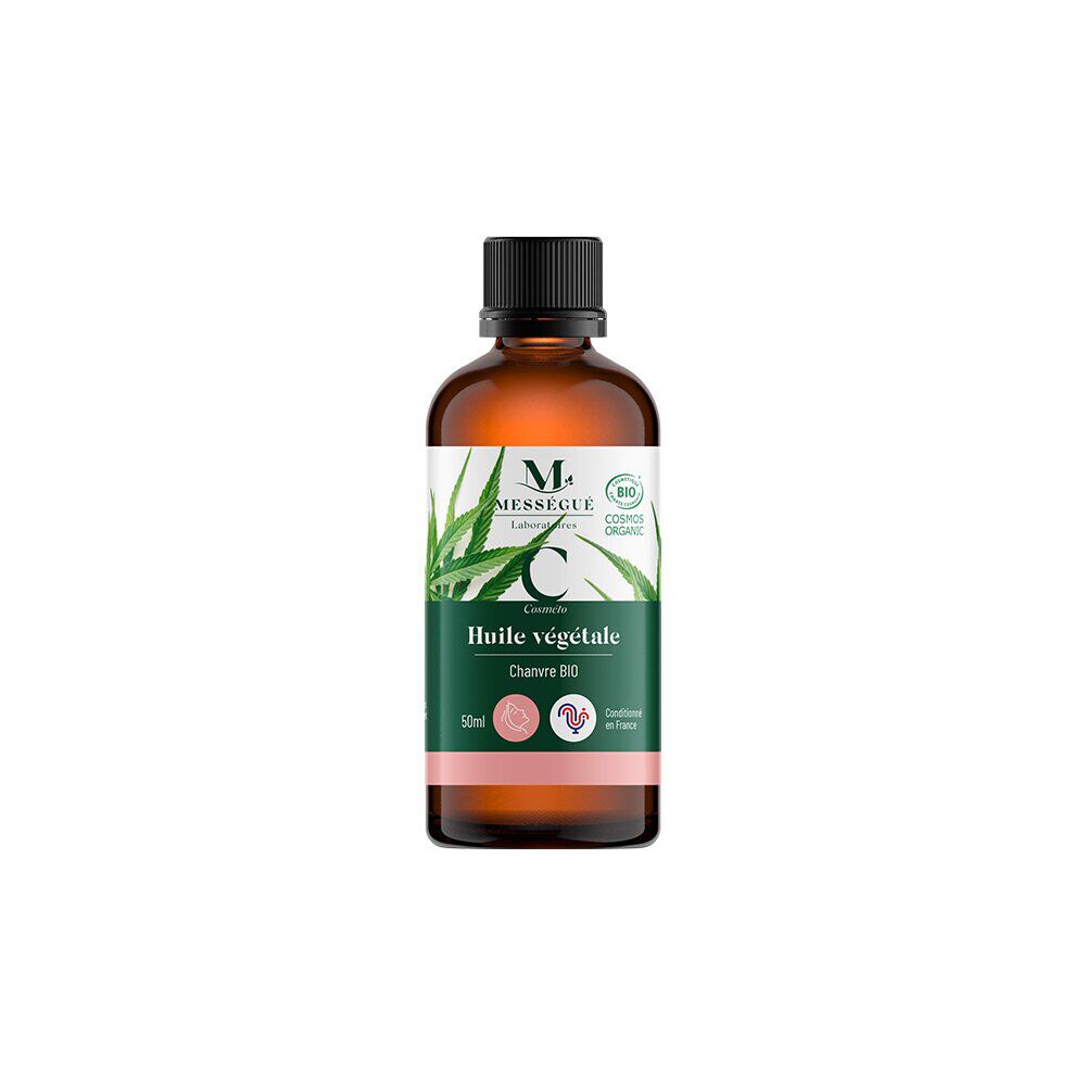 Huile végétale chanvre bio Mességué 50ml