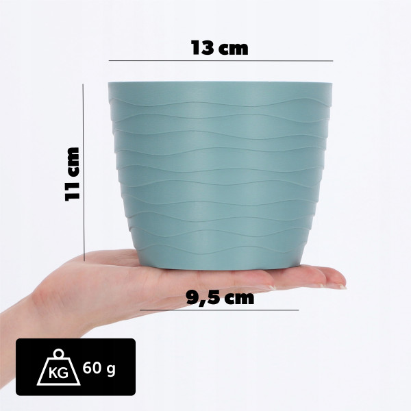 Doniczka Osłonka Donica Na Kwiaty 13cm Kolory