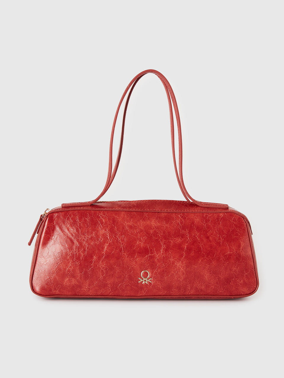 Shoulder bag in imitation leather