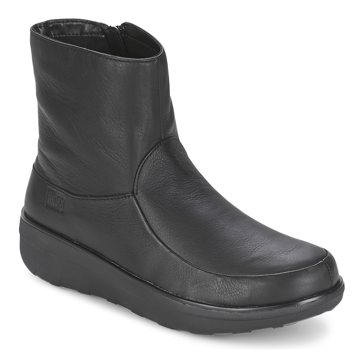 FitFlop - LOAFF SHORTY ZIP BOOT - Black