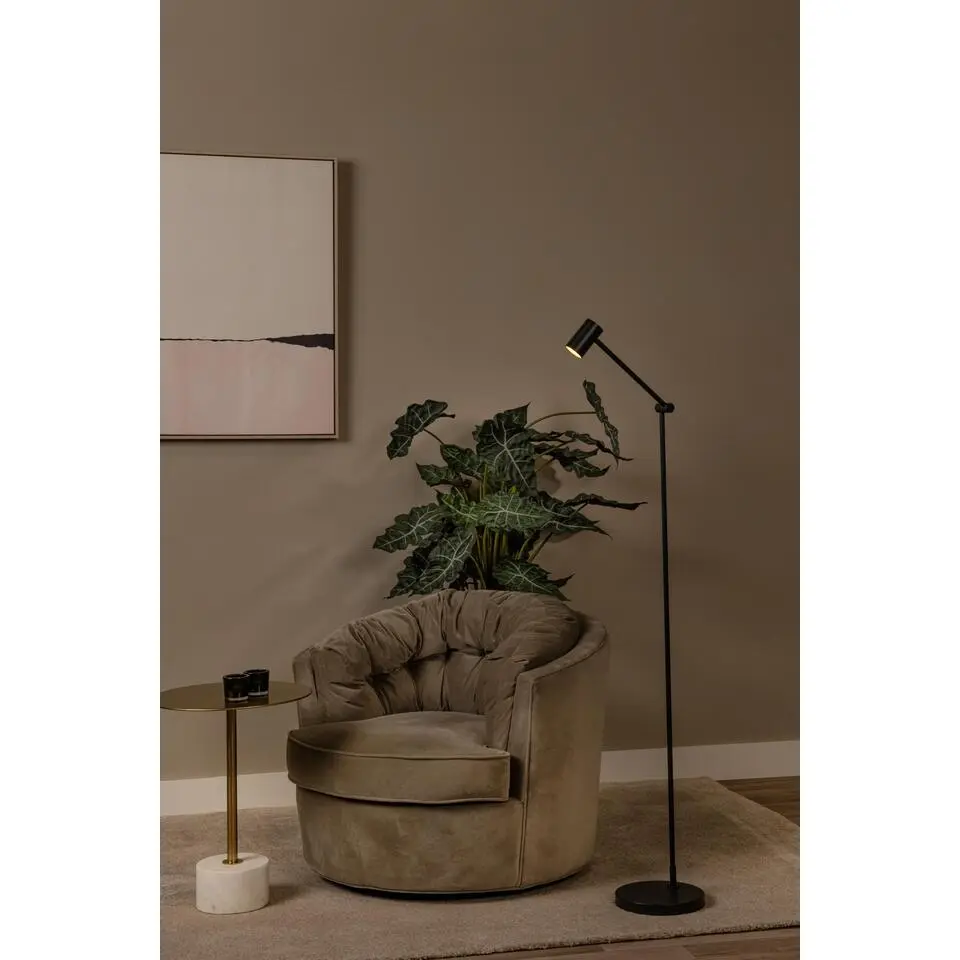 Lucide TIPIK Vloerlamp - Zwart