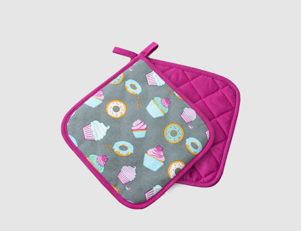 Topflappen Cup Cake Bunt