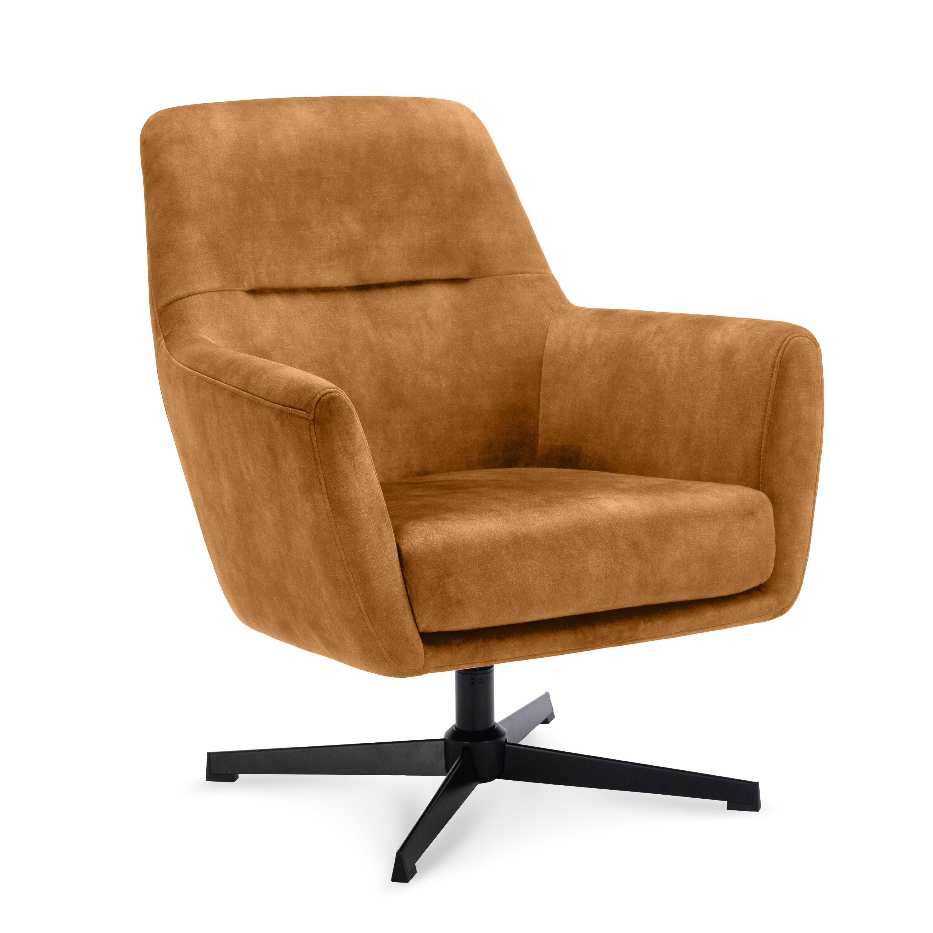 by fonQ Edgar Fauteuil Draaibaar - Cognac