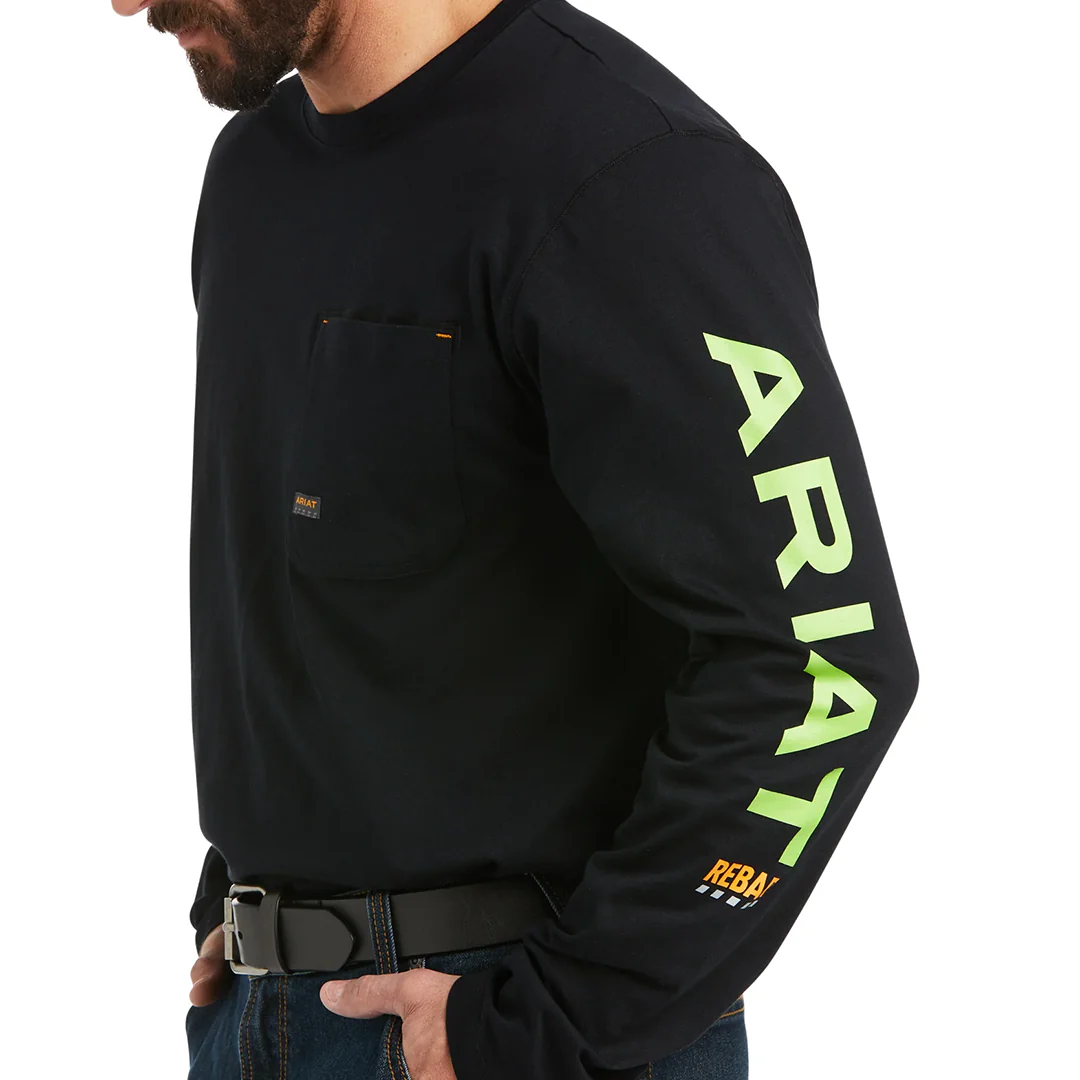 Мужская футболка с длинным рукавом Ariat Rebar