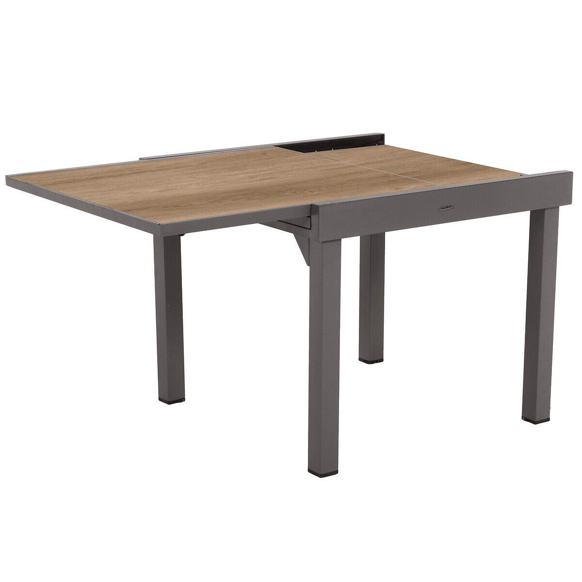 Mesa extensível PIAZZA tonka em alumínio 90-180cm