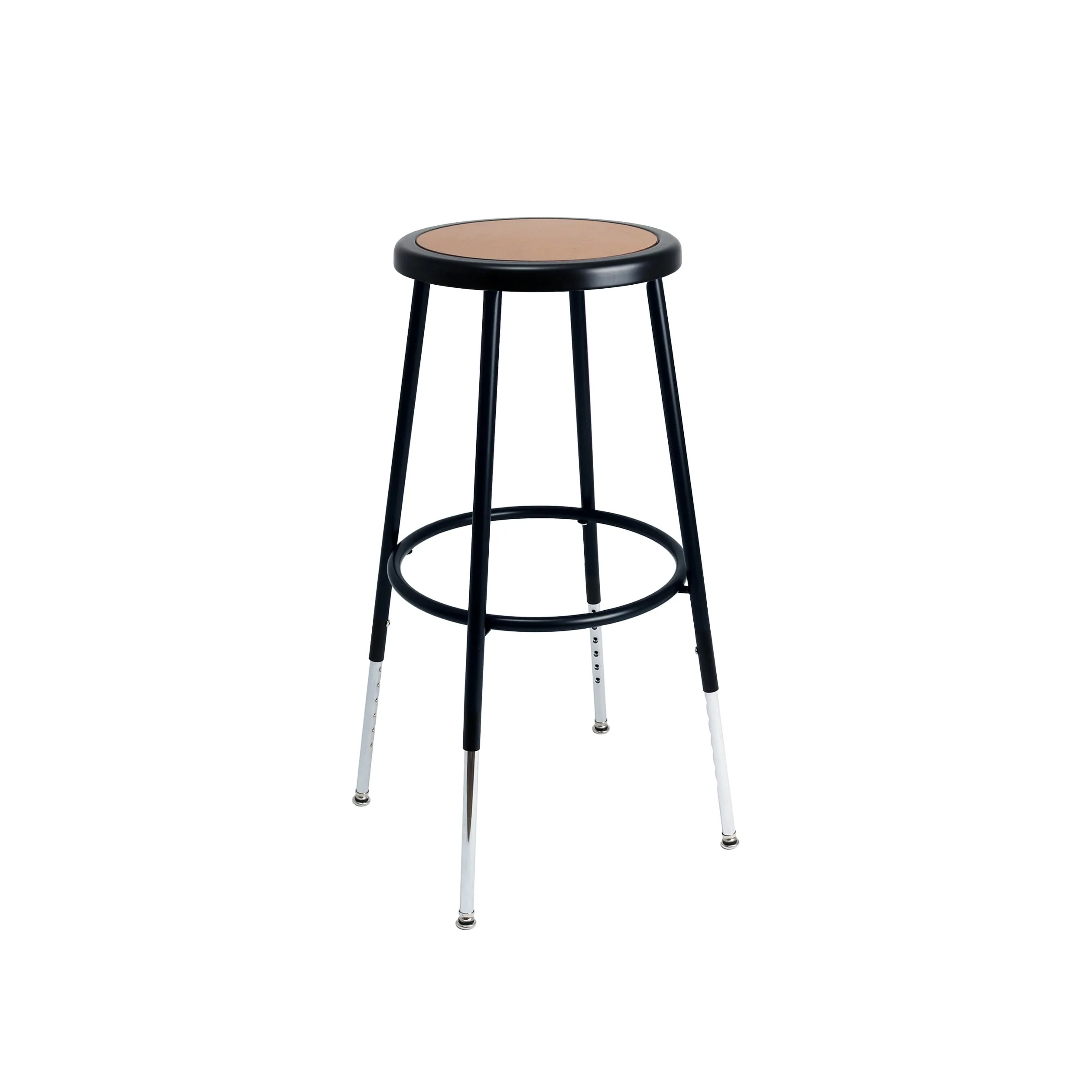 Hampden Furnishings Felix Collection Height Adjustable Steel Stool, AssemblyReady