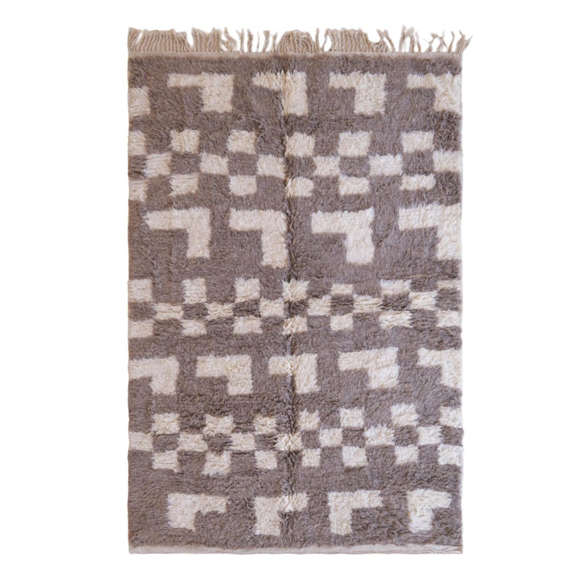 AFK Living vloerkleed Berber - handgemaakt - Wol - 120 cm x 170 cm