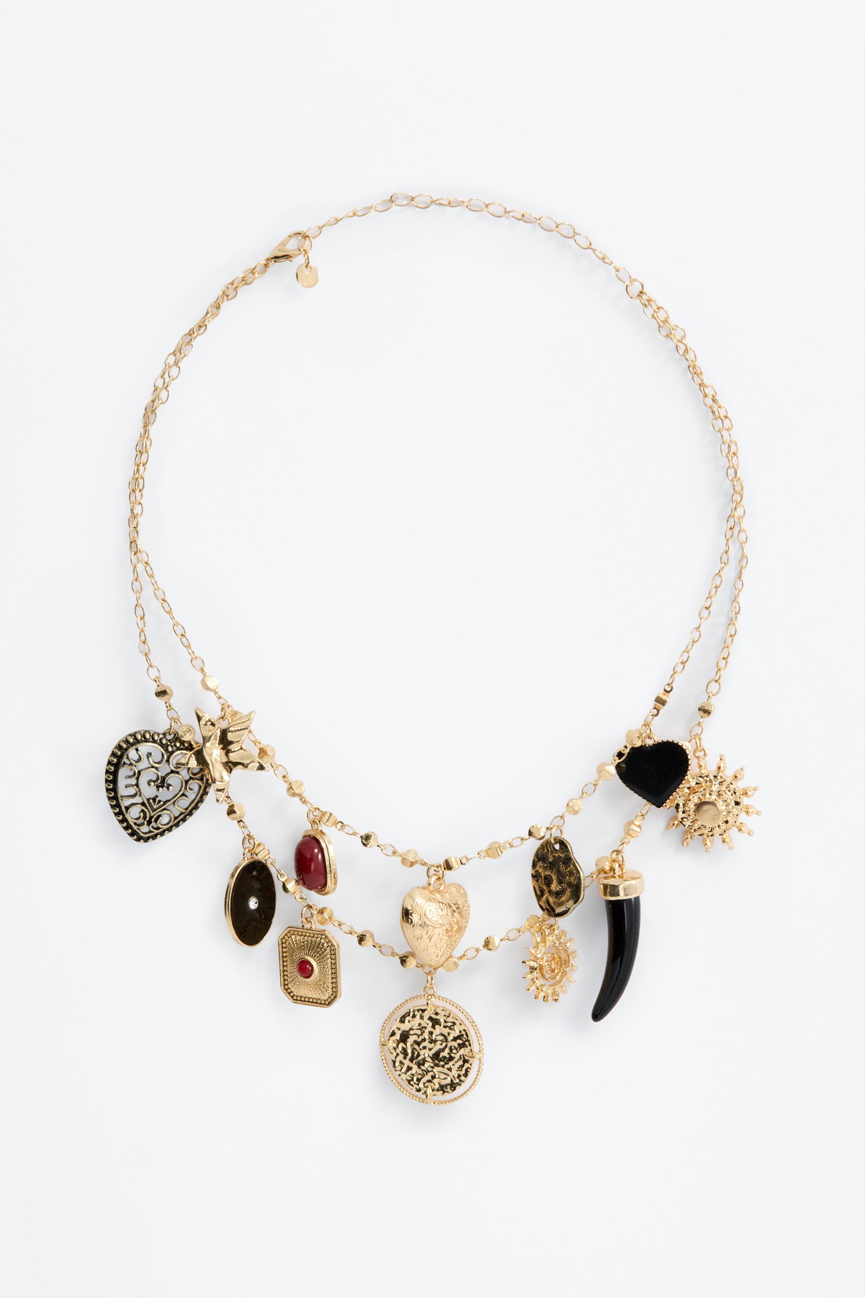 Collar múltiple charms
