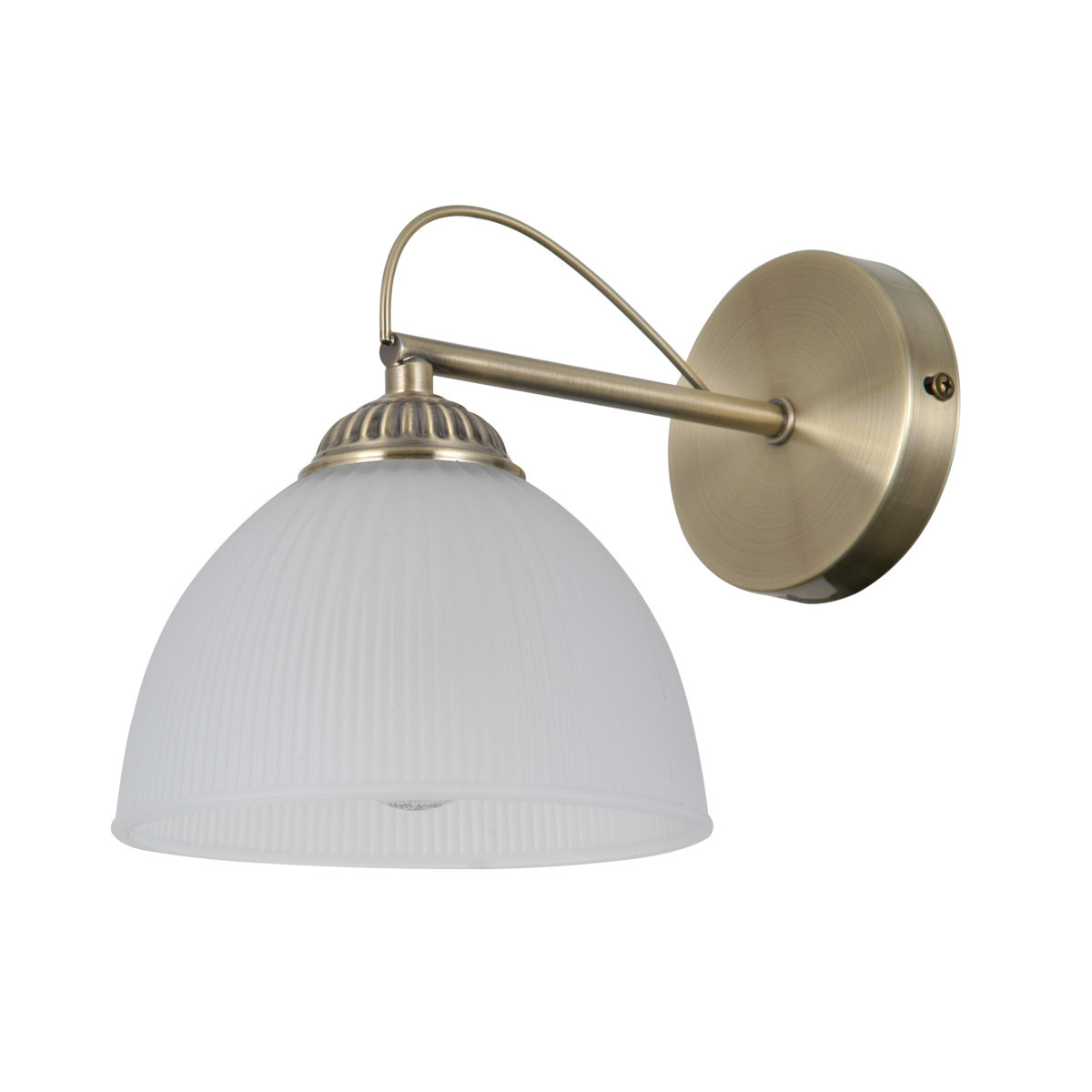 Kinkiet antyczny mosiądz MORETI 1xE27x40W wym:18x15x22cm IP20 Italux