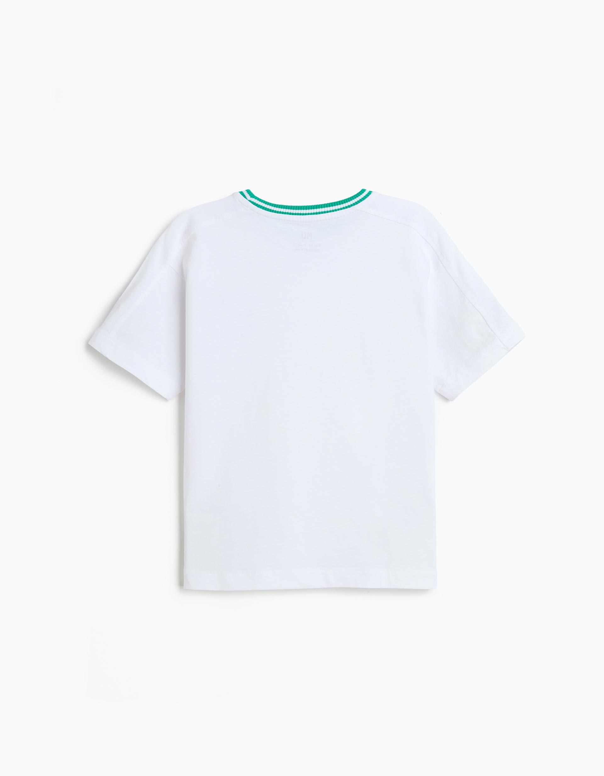 T-shirt Estampado, Menino, Branco