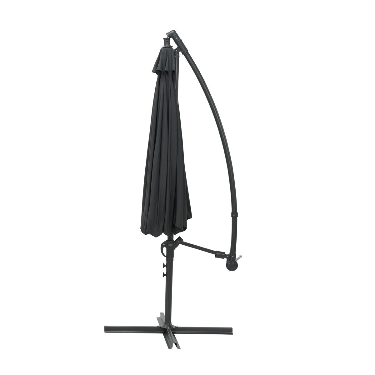 Garden Impressions zweefparasol Athene donker grijs - Ø300 cm