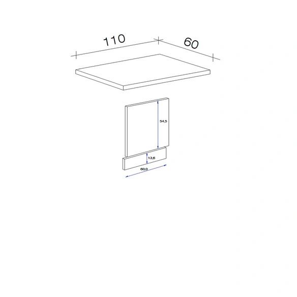 Geschirrspüler-Paket »Nano«, (BxHxT): 60 x 85 x 60 cm, braun