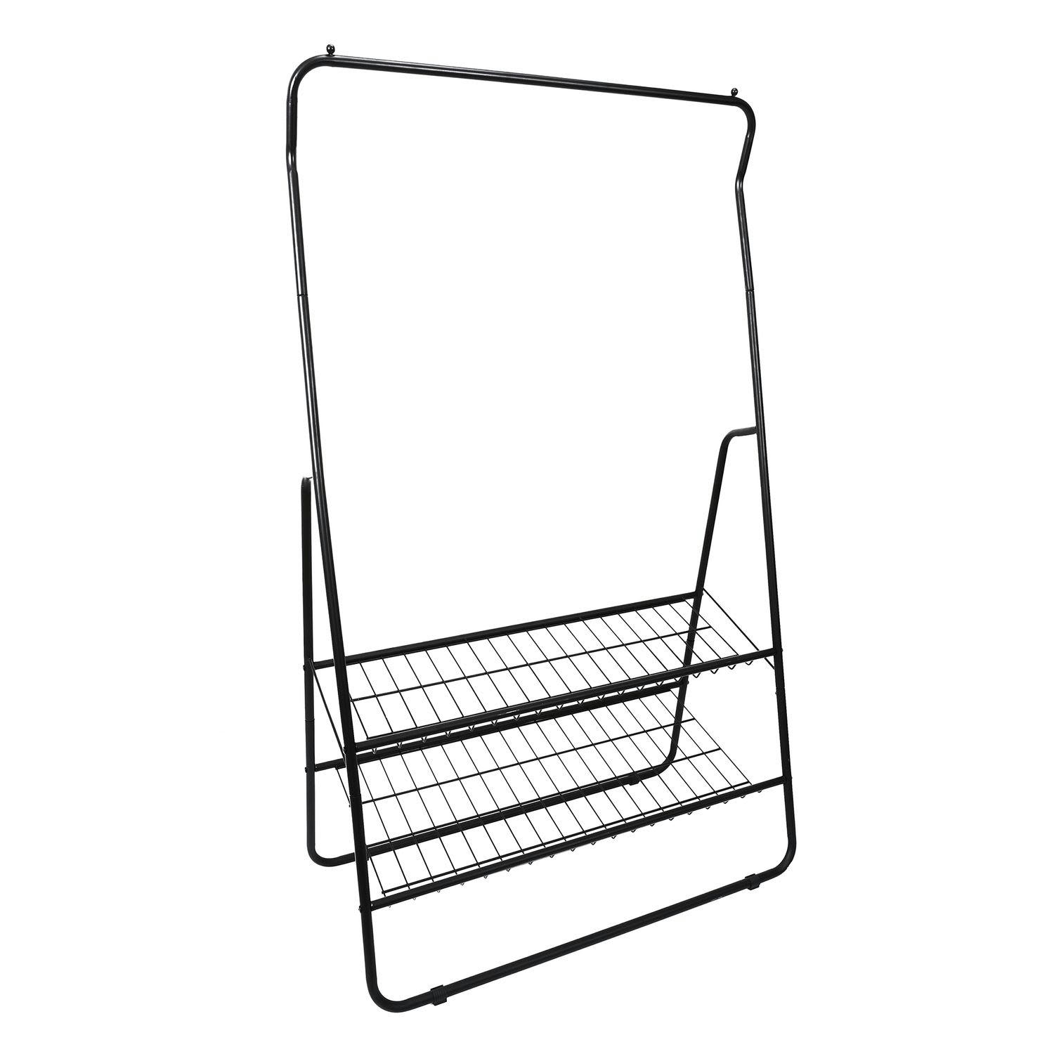 - Portant pour vêtement en métal noir