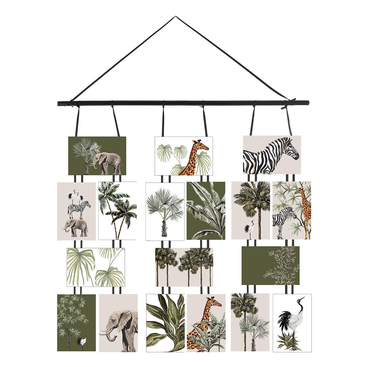 Multimoldura em acrílico para 18 fotos