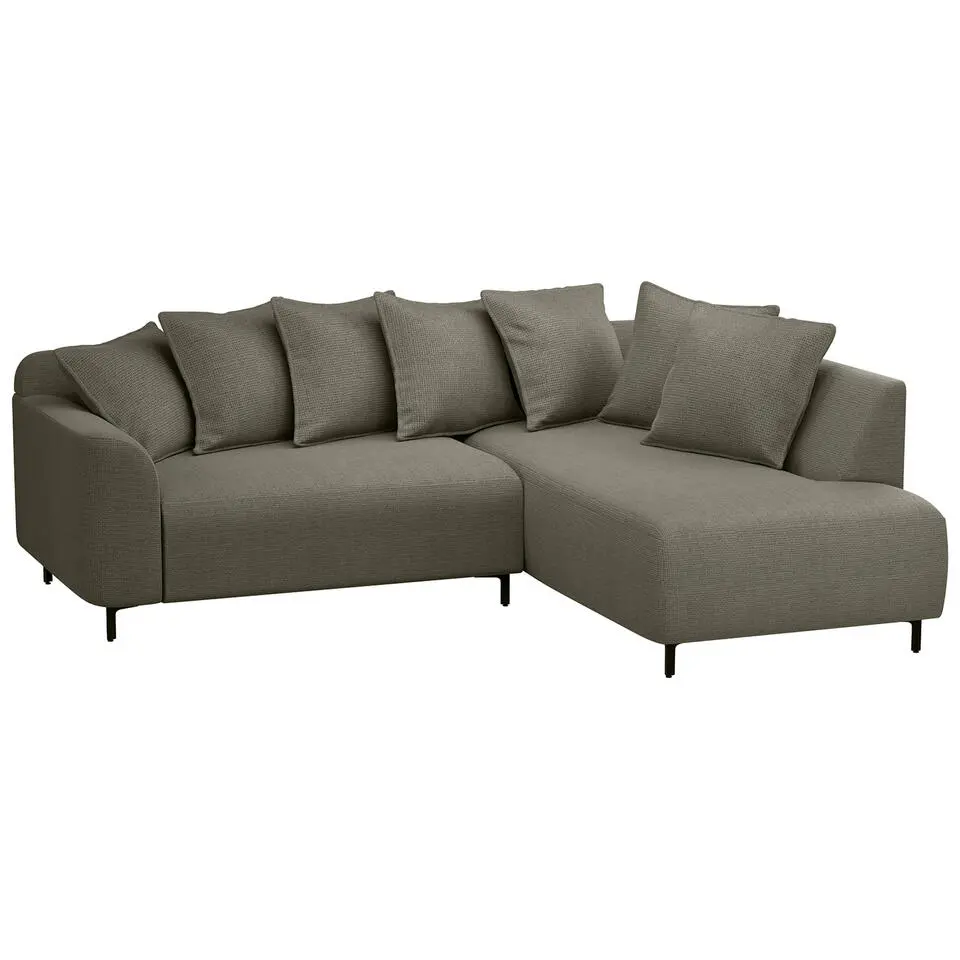 Hoekbank Elsa rechts - stof Eden - mokka