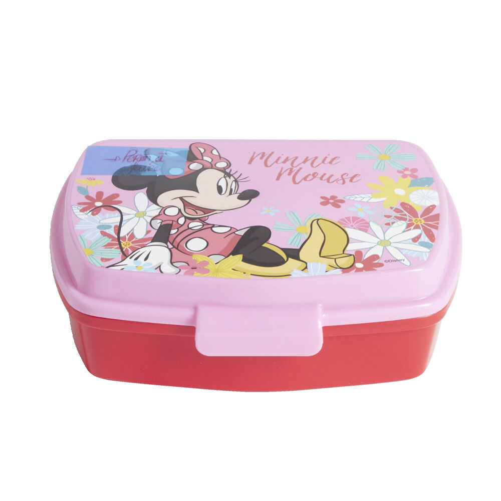 BoÎte à sandwich Minnie Mouse plastique 14x17x5,6cm