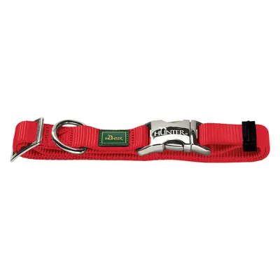 HUNTER Vario Basic Alu-Strong Dog Collar - Red