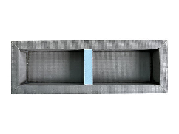 Niche de douche à encastrer et prête à carreler avec 1 étagère - 31 x 91 cm - KLARA