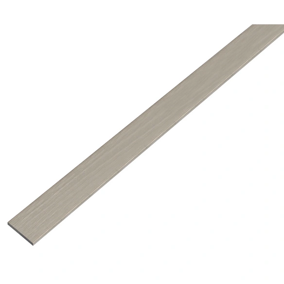 Flachstange, LxBxH: 1000 x 15 x 2 mm, edelstahlfarben