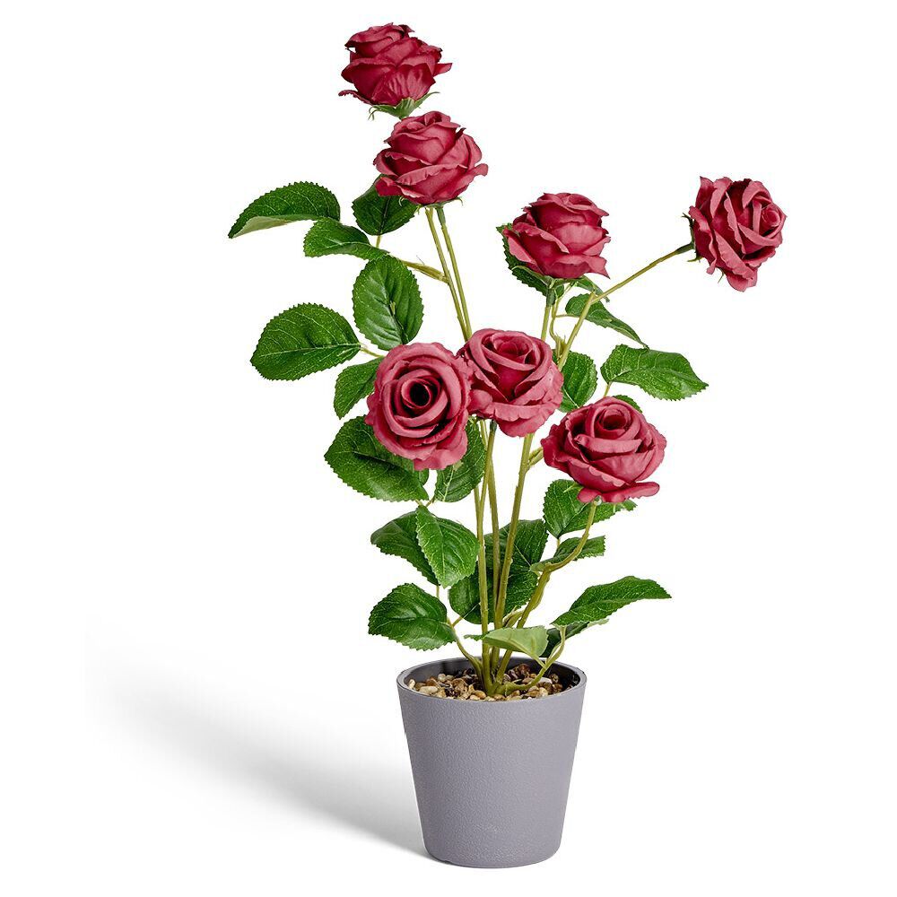 Mini rosier artificiel H40cm