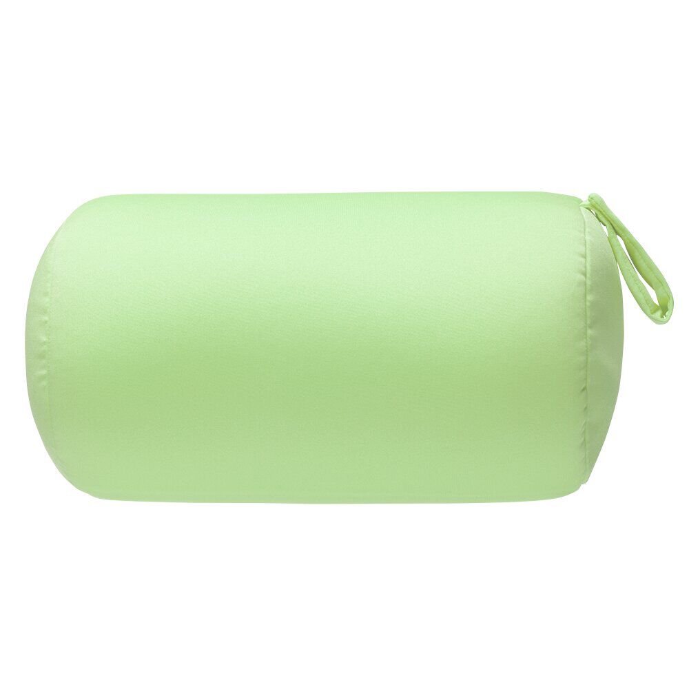 Coussin de plage à microbilles Funky vert Ø16x30cm