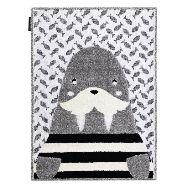 Dywan dziecięcy JOY Walrus mors, dla dzieci - Strukturalny, 120x170 cm