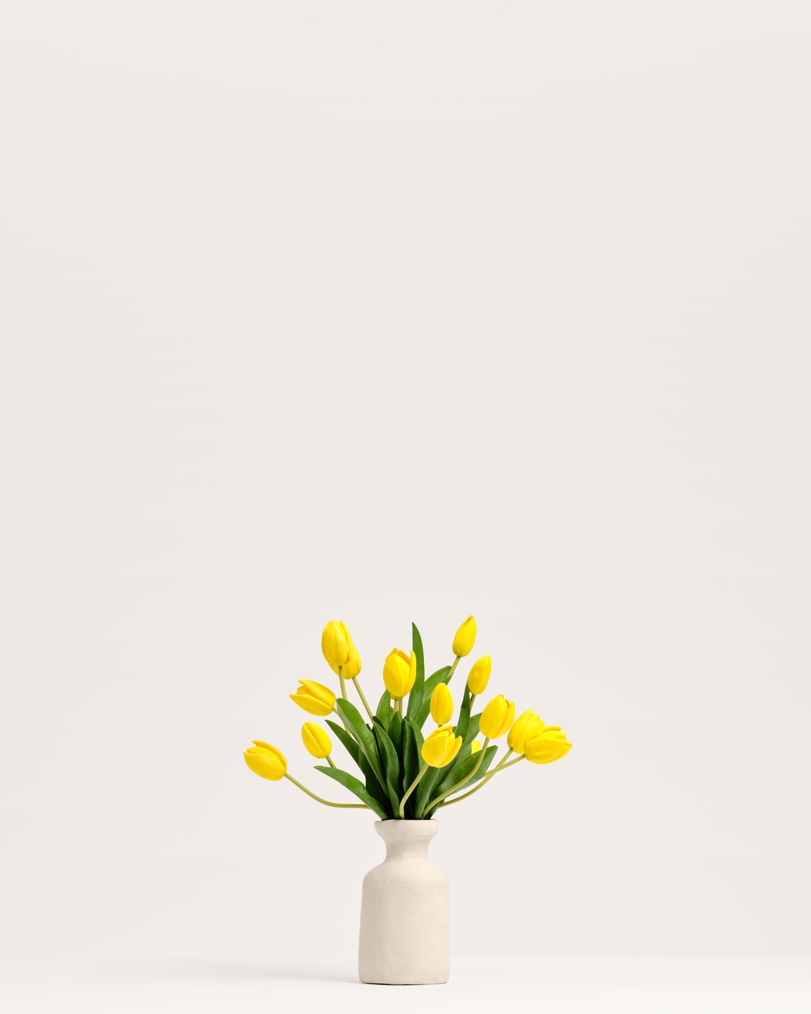 Blooming Good Zijden Tulpen Boeket Good MC.23 - Geel - 40-50 cm. hoogte