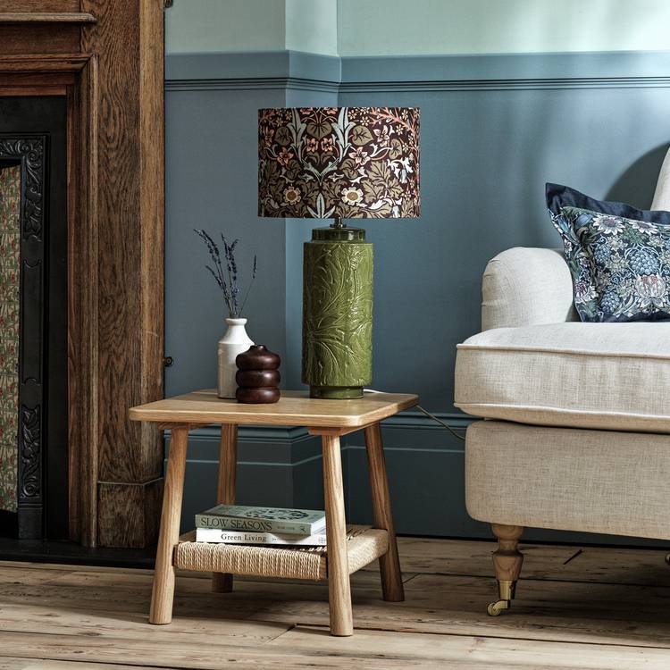 Habitat x Morris & Co. Canterbury Oak Side Table