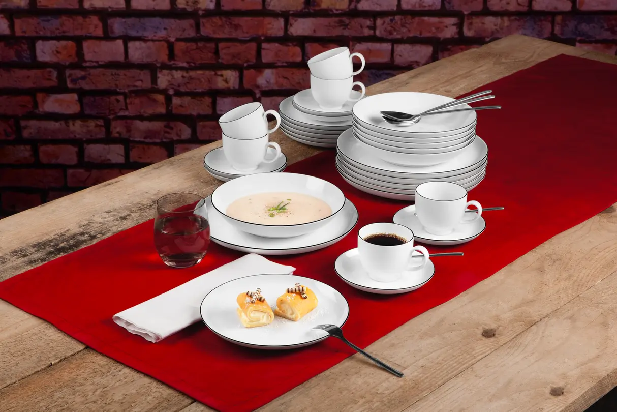 Untertasse Lido Black Line