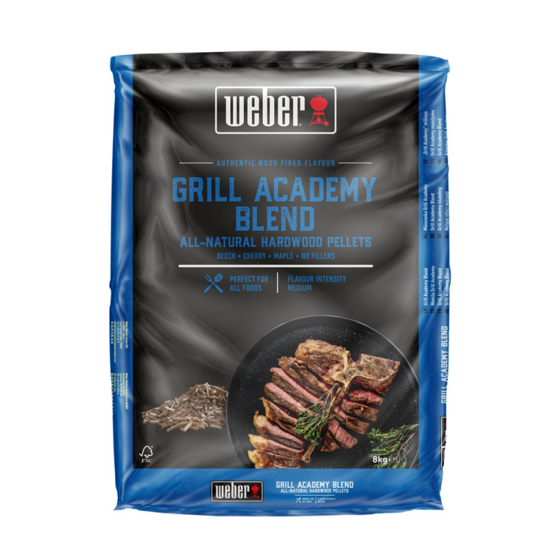 Pellets pour barbecue Grill Academy Blend 8 kg WEBER
