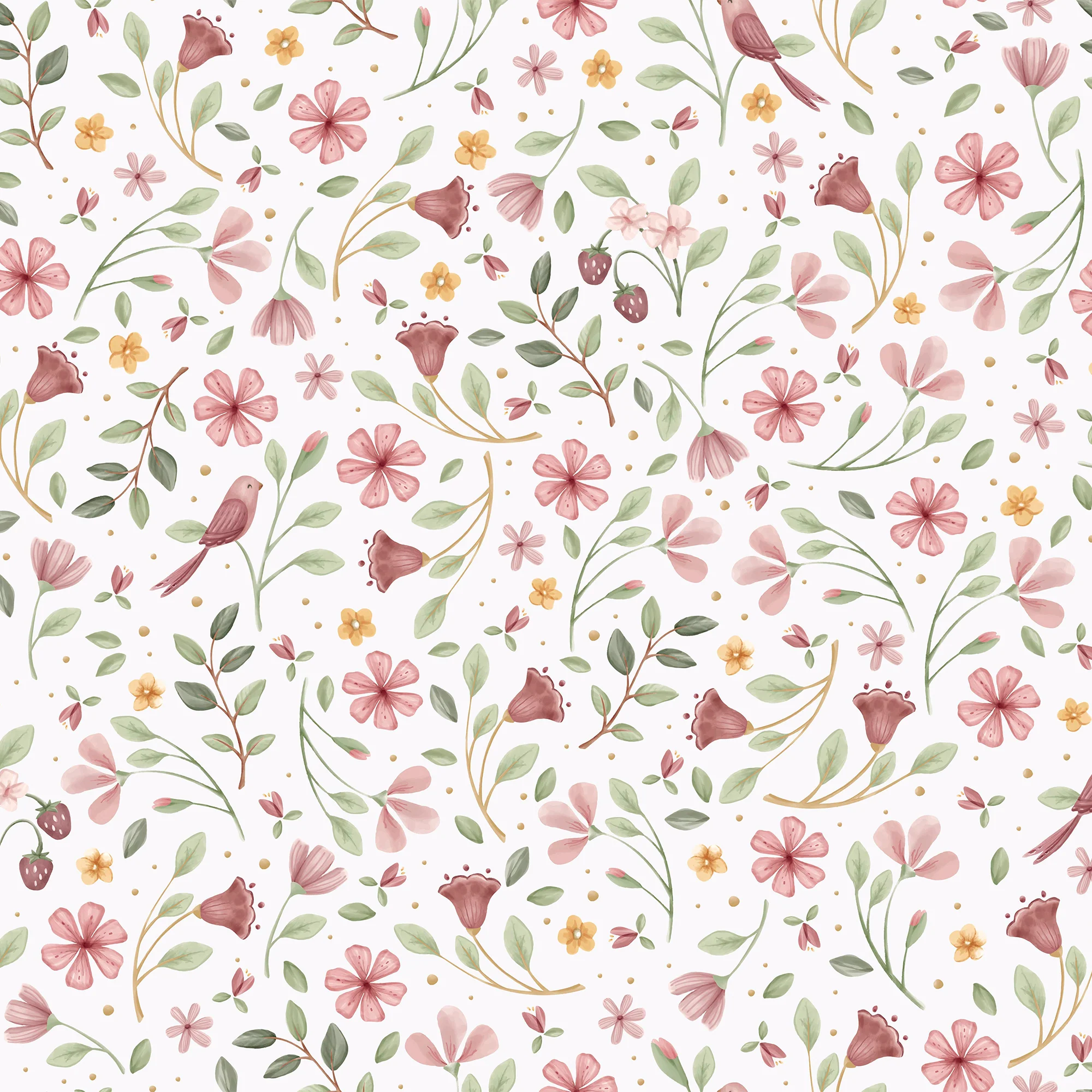 Little Dutch Papier peint intissé FAIRY WONDERS rose pétale