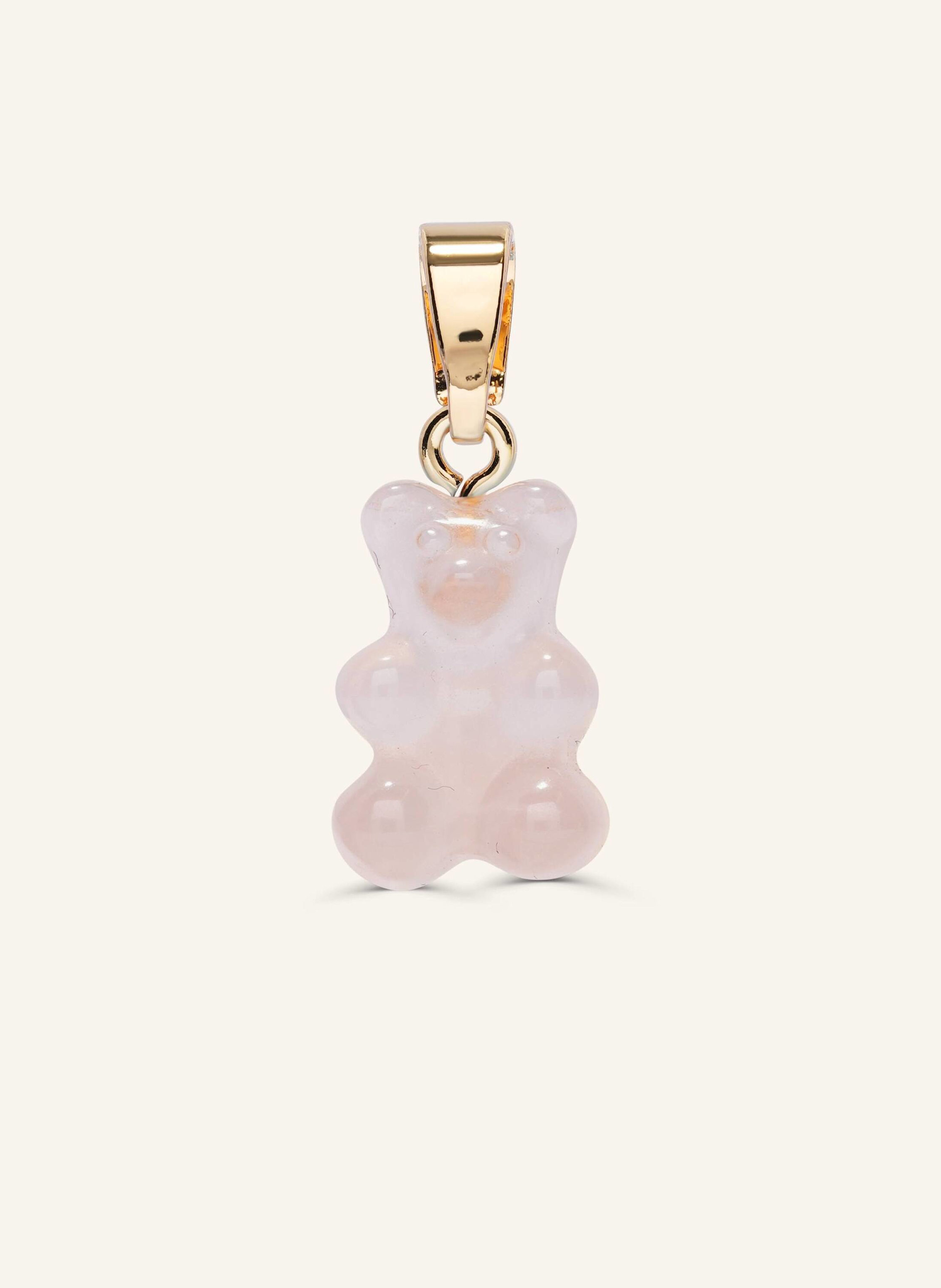 CRYSTAL HAZE Anhänger CRYTSTAL NOSTALGIA BEAR ROSE QUARTZ by GLAMBOU