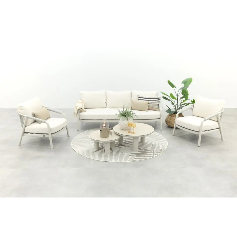 VDG Jade/Liv stoel-bank loungeset �?Light rope