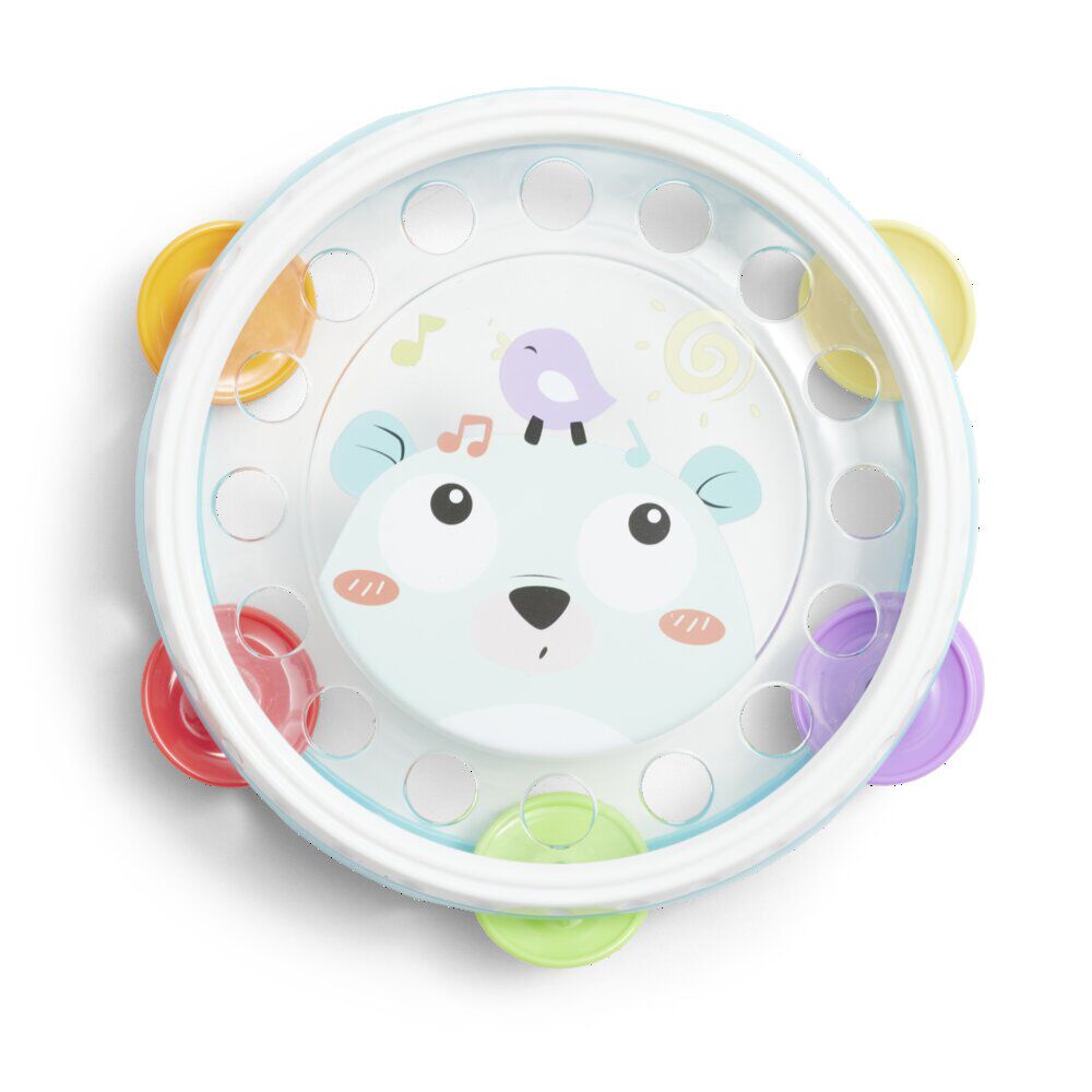 Hochet tambourin pour bébé (2 modèles)