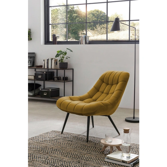Sessel, Höhe: 85,6 cm, gelb