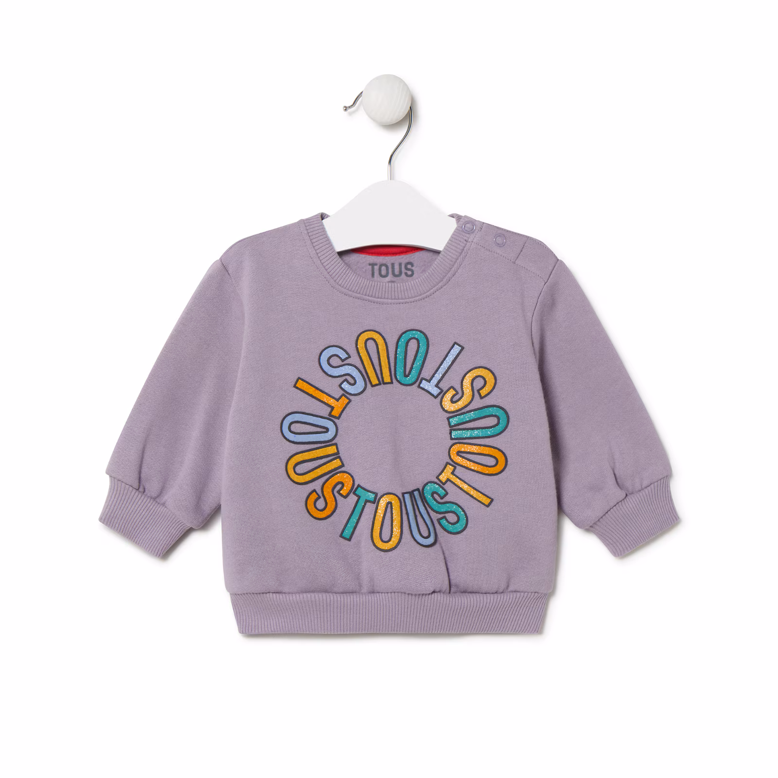 Sudadera logo TOUS circular Casual lila