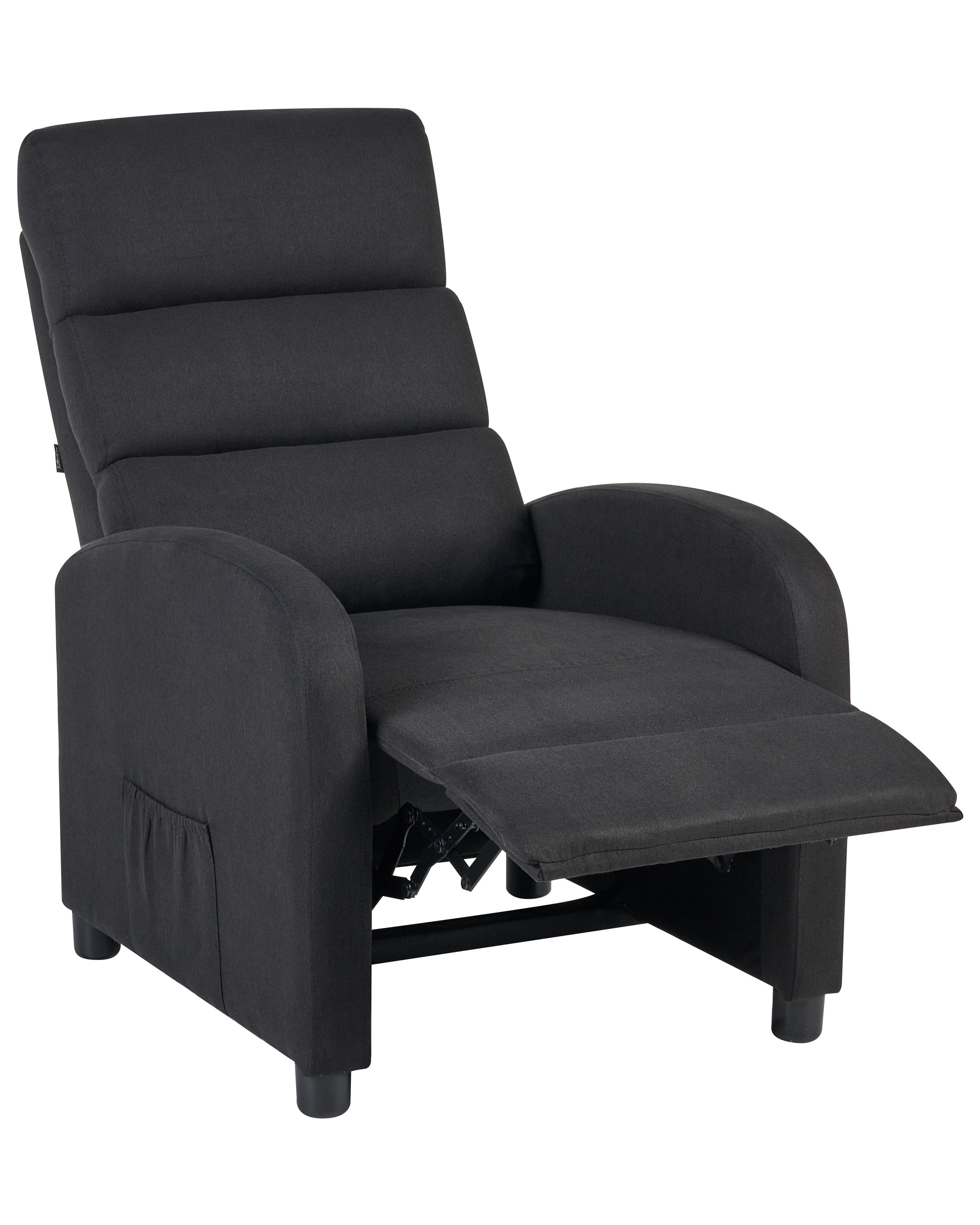 Recliner Chair OTUS Fabric Black