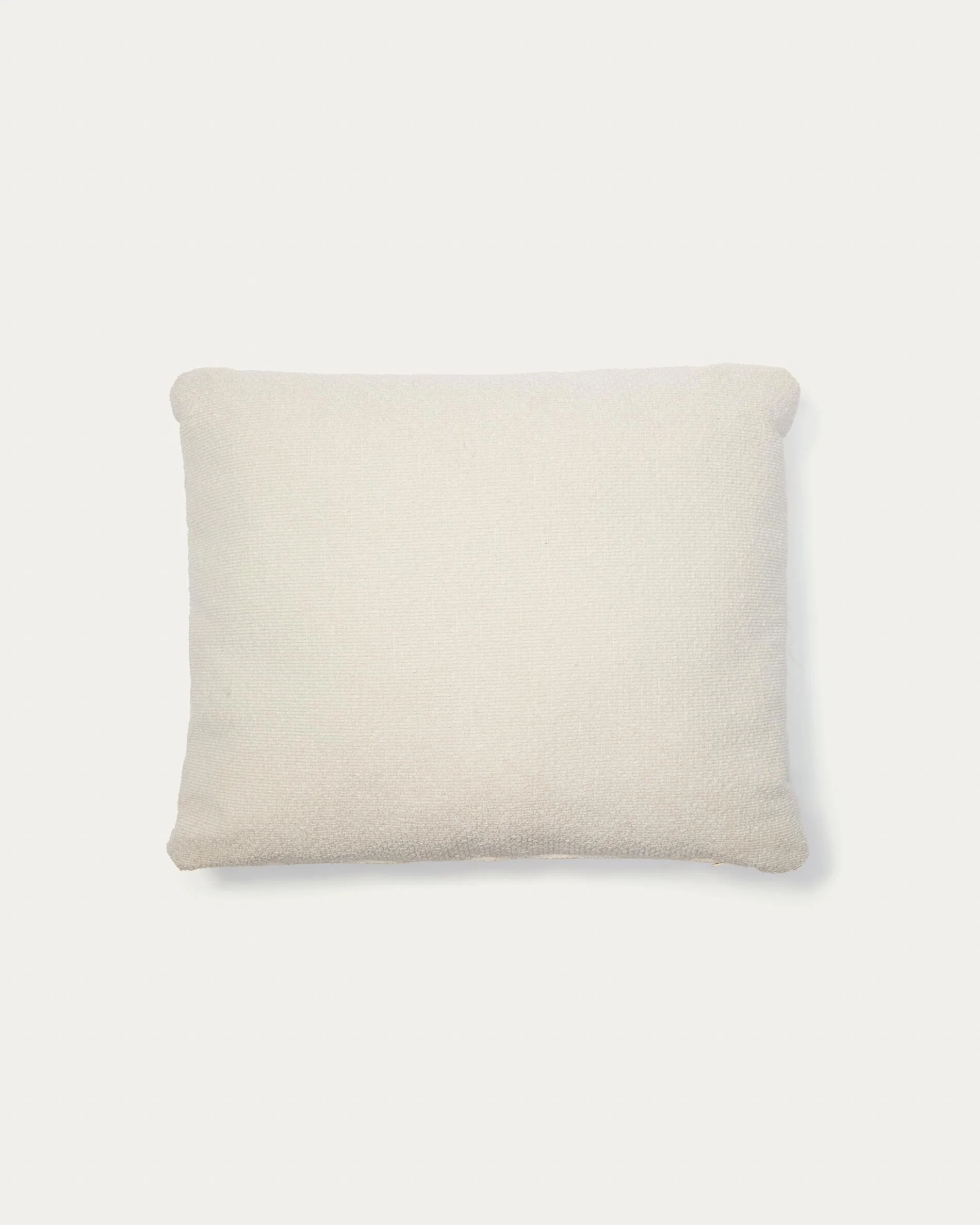 Martina ecru chenille cushion 60 x 52cm