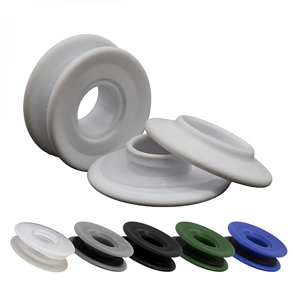 Lot de 100 oeillets à clipser pour bâche à bulles ou autres types de bâches- Blanc - Linxor